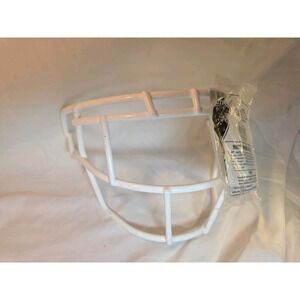 Schutt Faceguard Football Helmet Facemask White F5 EGOP NB VC WH